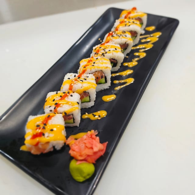 Spicy Salmon Roll.