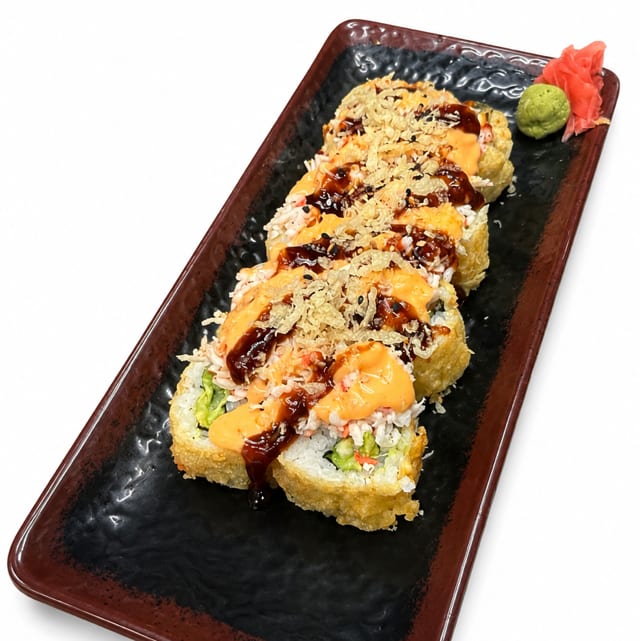 Volcano Roll (Deep Fried).