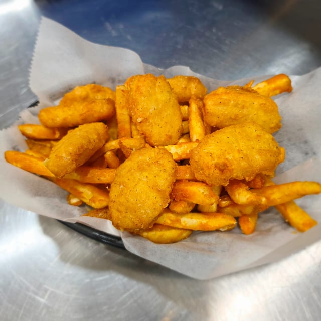 Kids' Chicken Nuggets with Fries.